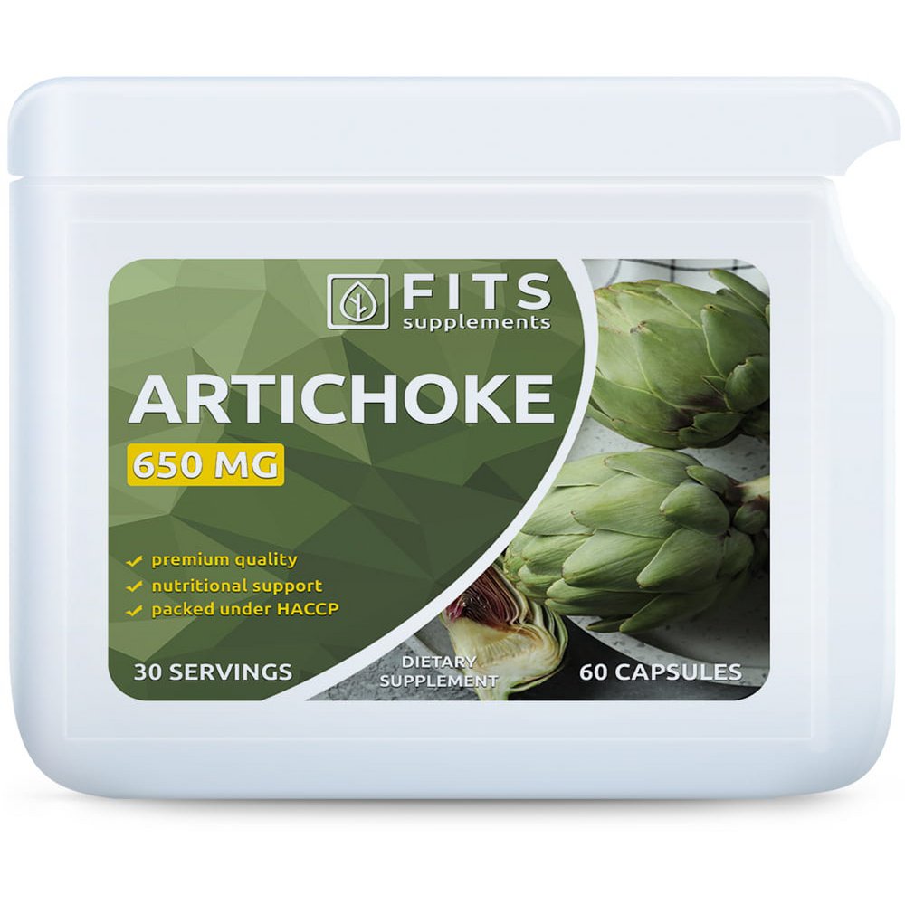 Artisjok 650 mg 2,5% cynarine 60 capsules