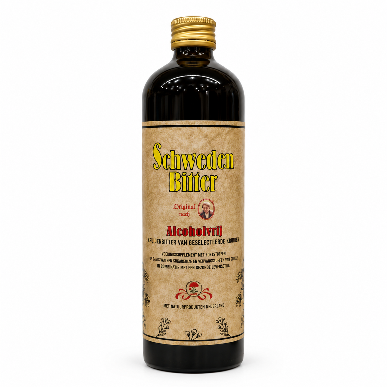 Zweeds kruidenbitter (Schwedenbitter) ALCOHOLVRIJ 500 ml