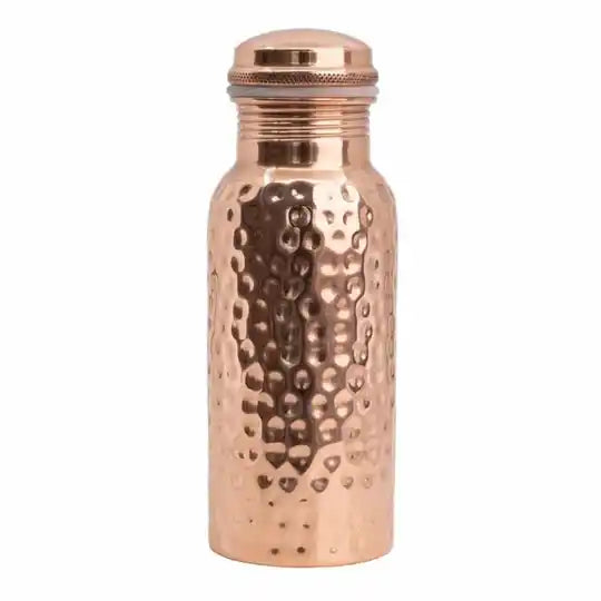 Koperen Waterfles Gehamerd – 500 ml19.