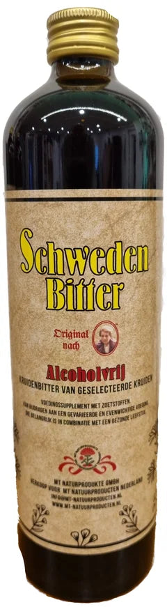 Zweeds kruidenbitter (Schwedenbitter) ALCOHOLVRIJ 500 ml