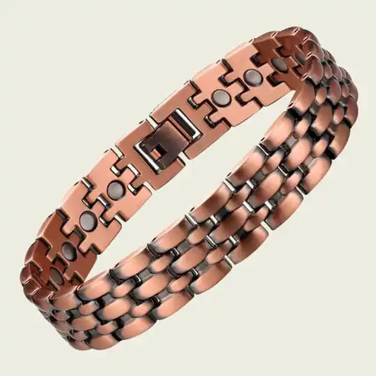 Luxury health bracelet magnetic copper - 1.3 cm