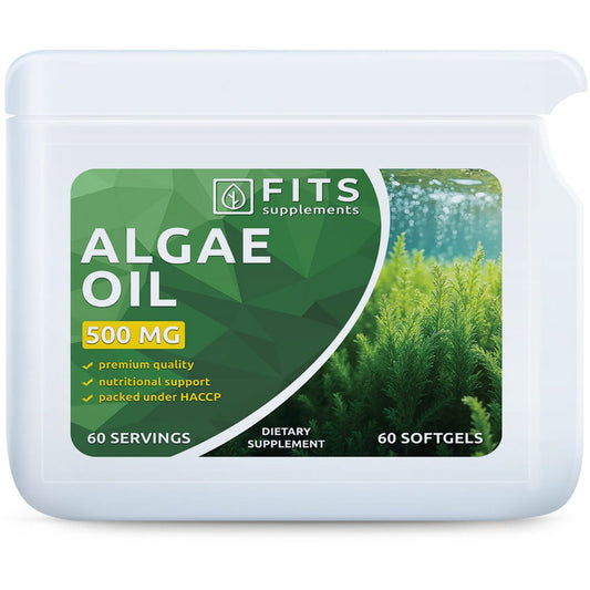 Algae Oil 500mg DHA 200mg 60 Softgels