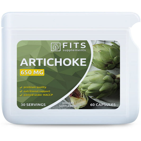 Artichoke 650 mg 2.5% cynarine 60 capsules