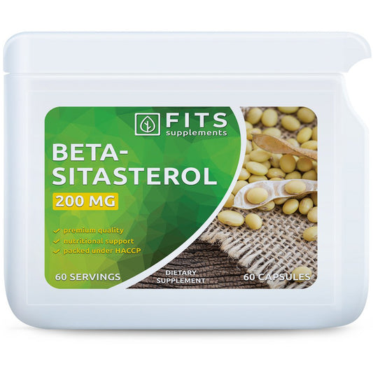 Beta-sitosterol plant sterols 200 mg 60 capsules