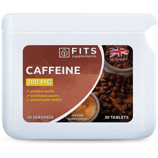 Caffeine 200 mg 30 tablets