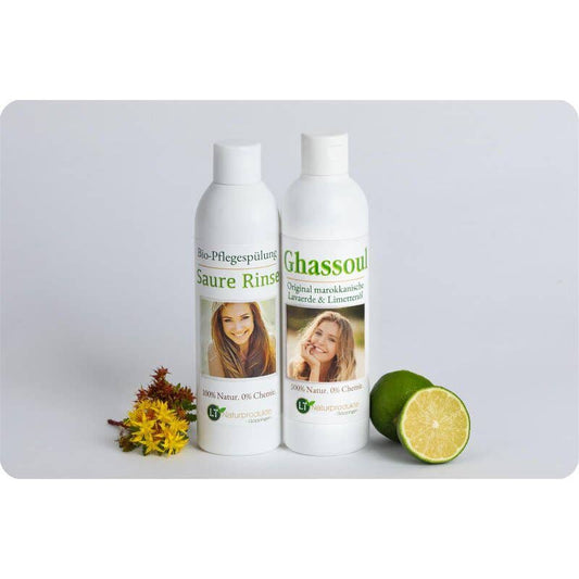 Lavaerde haarverzorgingsset, 250 ml kant en klare limoenolie, 25