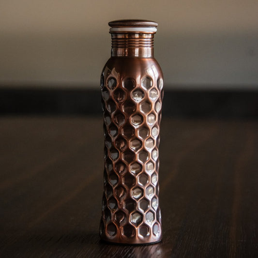 copper water bottle diamond
