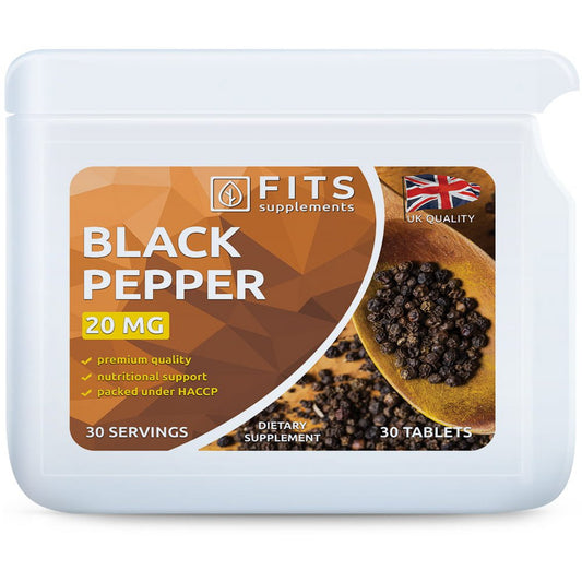 Black pepper 20mg 30 tablets