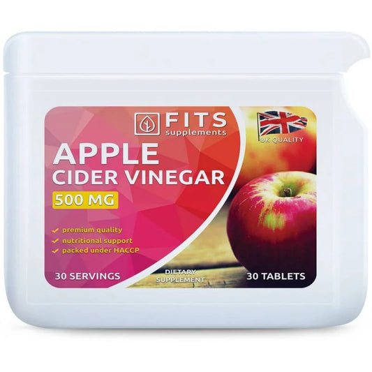 Apple cider vinegar 500 mg 30 tablets