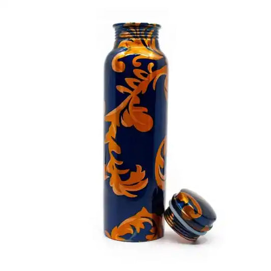Copper water bottle printed 900ML