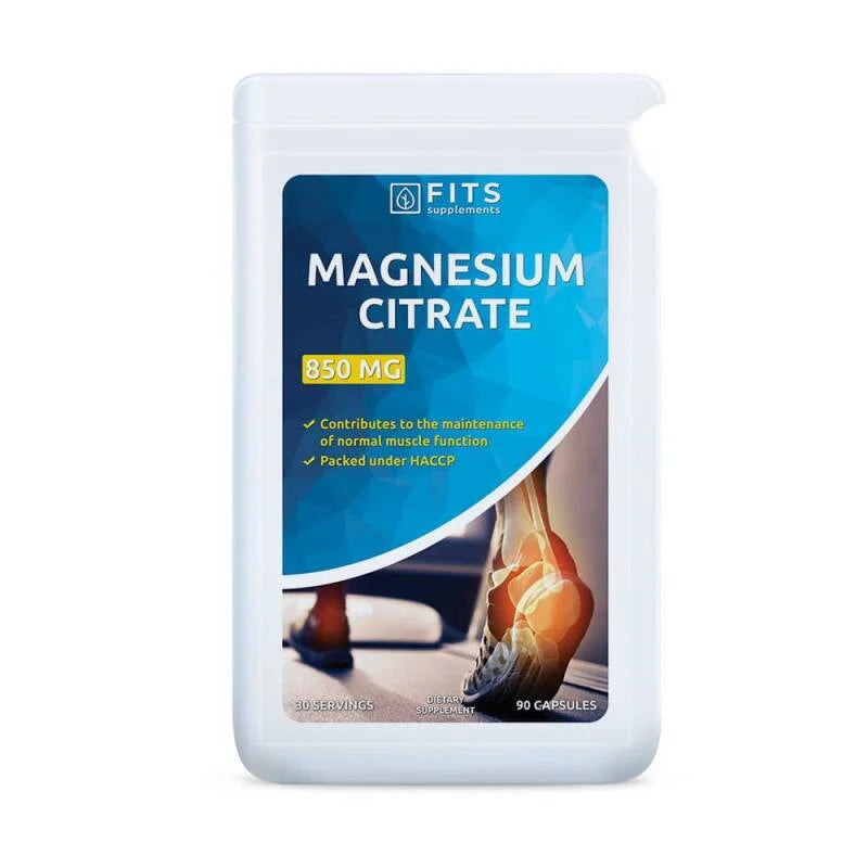 Magnesium citrate 850 mg 90 capsules