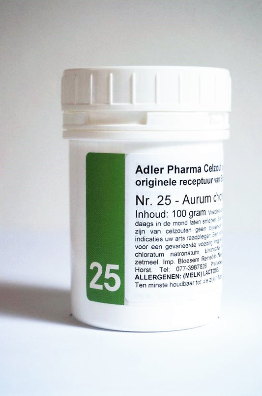 No. 25 Aurum chloratum natronatum (D12)