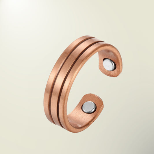 Magnetic copper health ring A