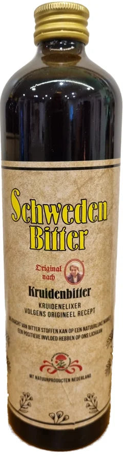 Zweeds kruidenbitter (Schwedenbitter) met ALCOHOL 500 ml